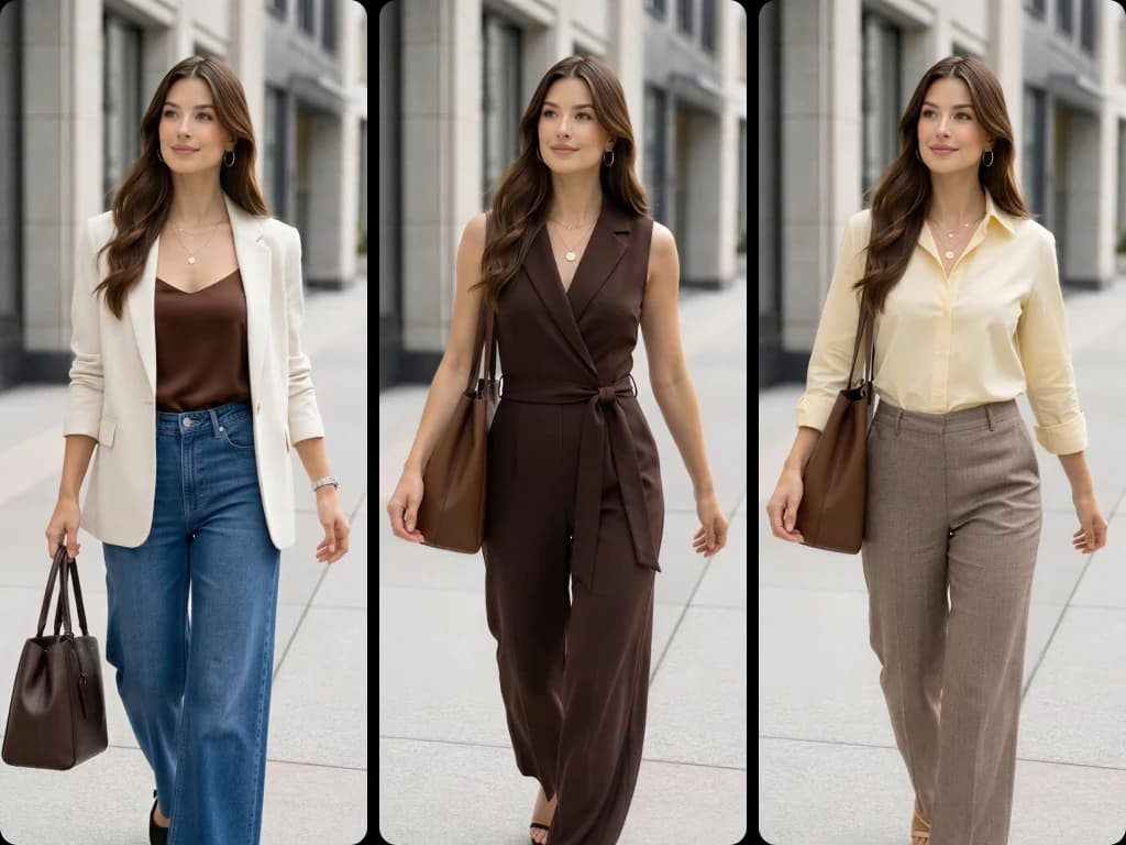 Multiple morning outfits